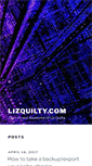 Mobile Screenshot of lizquilty.com